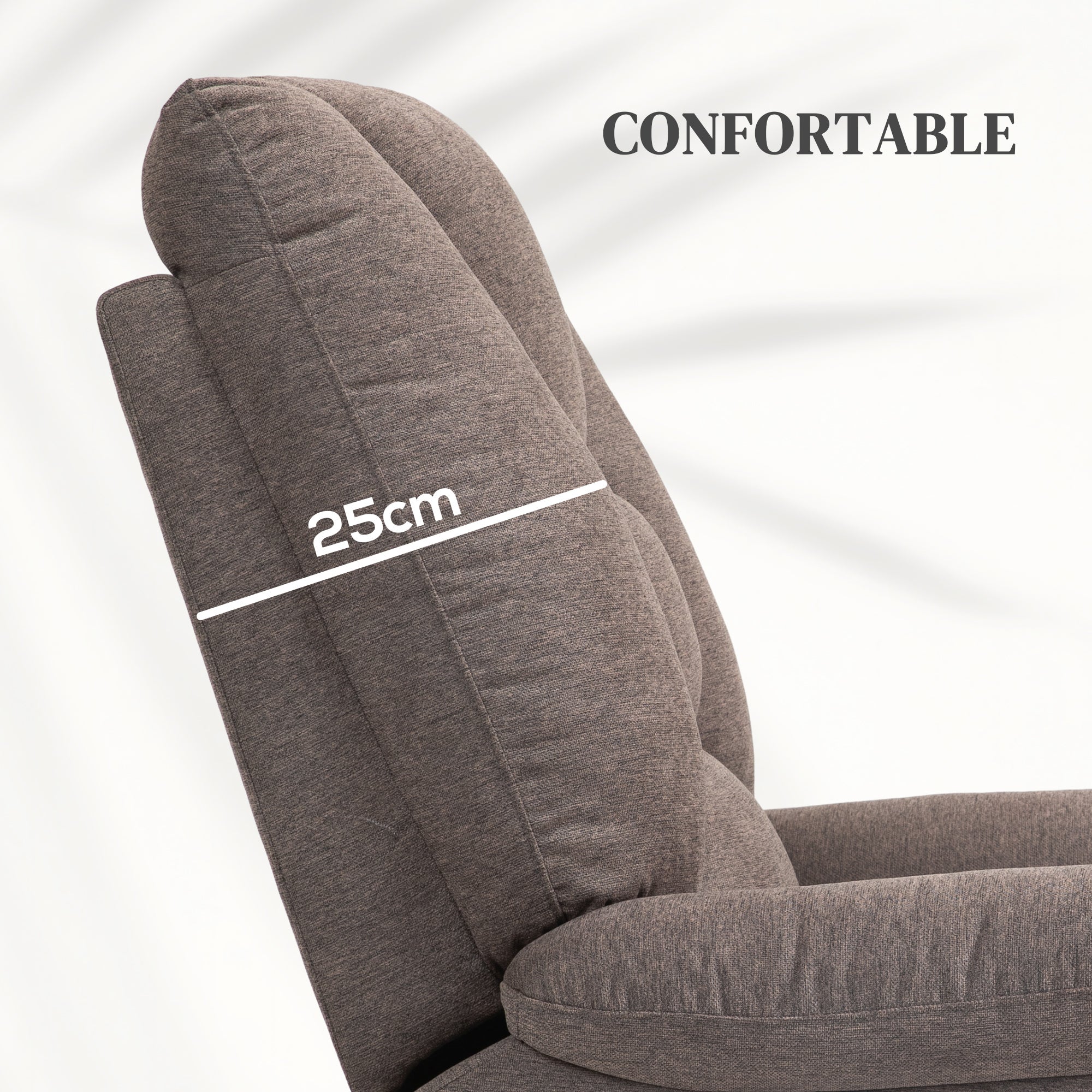 Fauteuil releveur électrique Lin (100% polyester) HOMCOM - 9