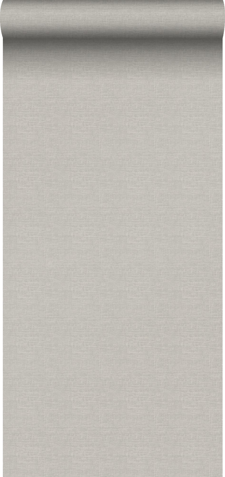 Tapeta lniana tekstura szarym - 53 cm x 10 m - SANDERS &amp; SANDERS