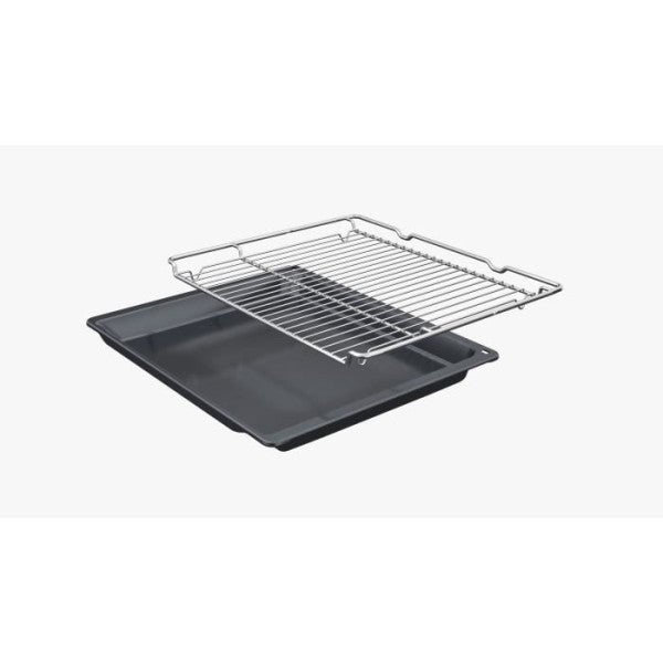 Four encastrable - BOSCH SERIE 4 - Inox - Chaleur tournante - 71 L - Classe énergie A+ - 2
