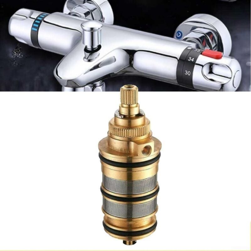 Kit de réparation en laiton avec cartouche thermostatique - pour mitigeur de douche - 4