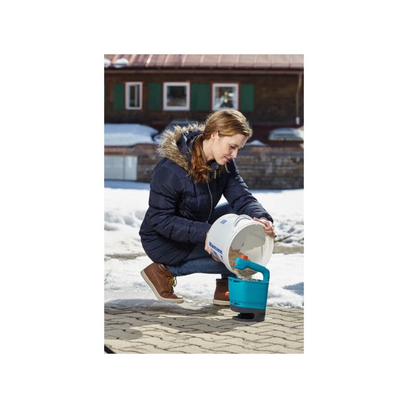 Gardena Spandiconcime Manuale M - Adatto Fino A 100 Metri Quadri - Con Manovella - 4 Posizioni - 5