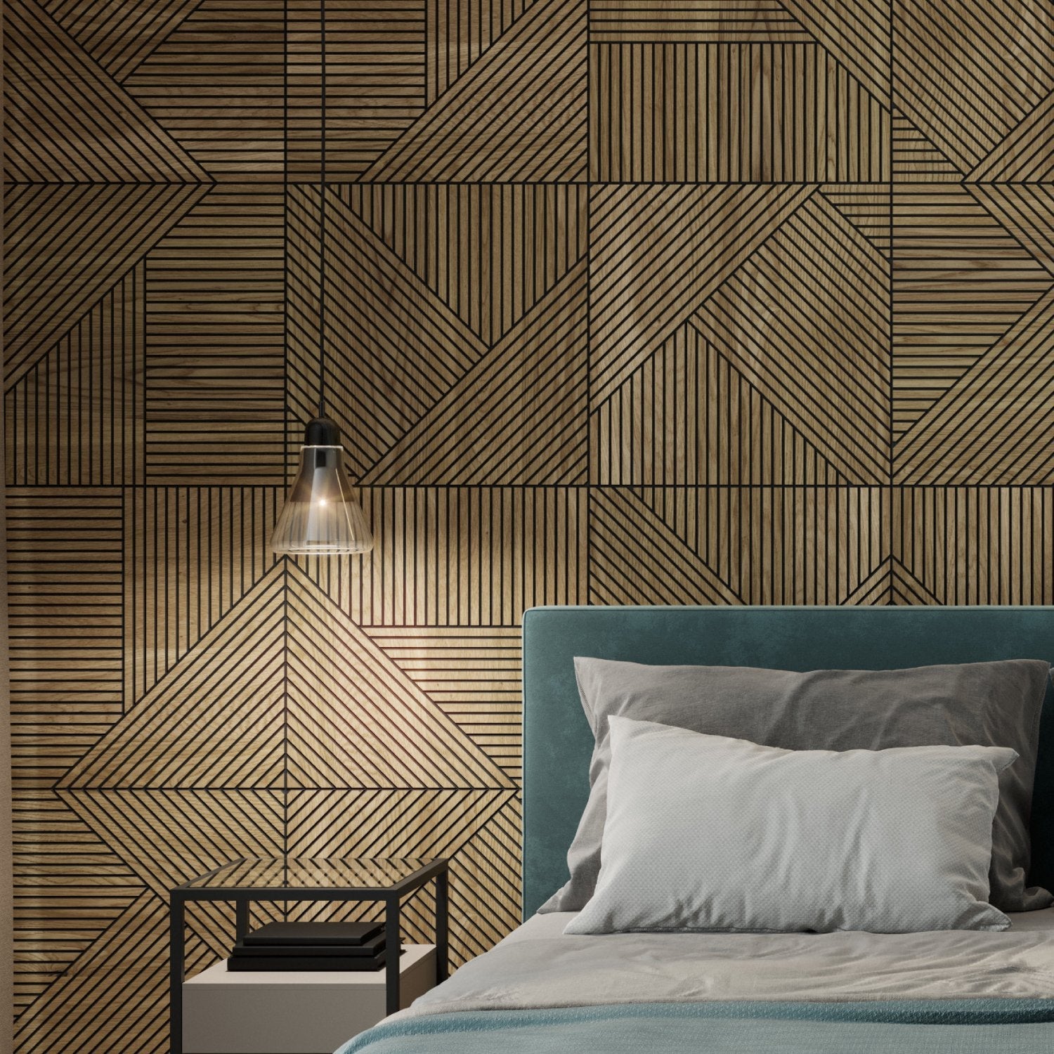 Panel frezowany fornir dębowy LAMELE3D - Toledo - 2