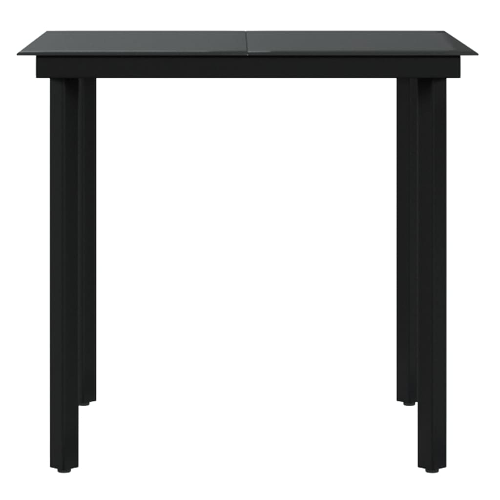 Maison Exclusive - Set da Pranzo da Giardino 3 pz con Cuscini Nero - 6