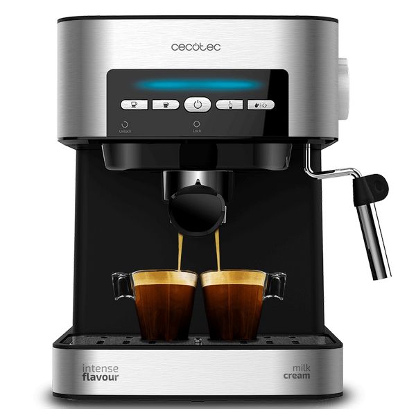 Cecotec Cafetera Express Digital Power 20 Matic 850 W, 20 Bares,Digital - Imagen 2