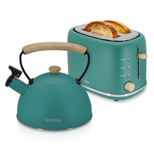 Bollitore KitchenCraft Living Nostalgia 1,3L - Fischiante, Per Induzione, Garanzia 10 Anni, Colore Crema - Foto 3