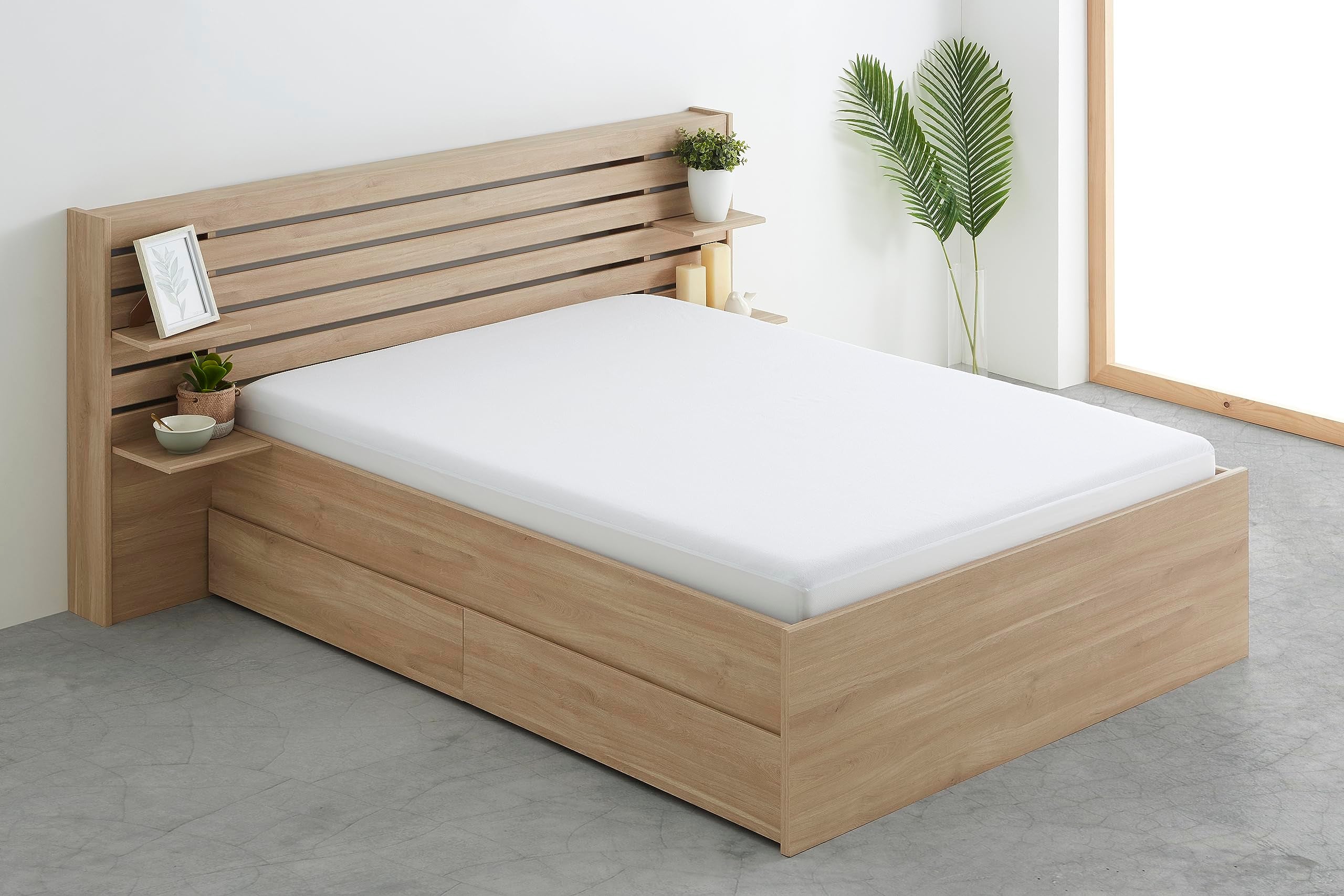 Todocama - Coprimaterasso Regolabile In Spugna, Impermeabile E