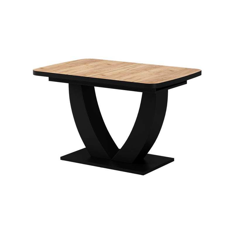 Vicco Stół jadalny Fenaro, Goldkraft dąb/czarny, 120 x 80 cm Możliwość rozbudowy