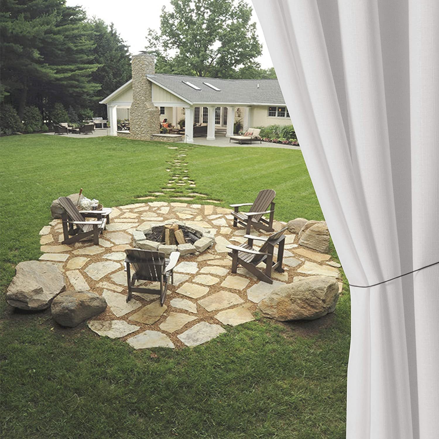 Tende Da Esterni Impermeabili Con Isolamento Termico Con Occhielli, Per Balcone, Dimensioni Personalizzabili (trasparente, 4 X