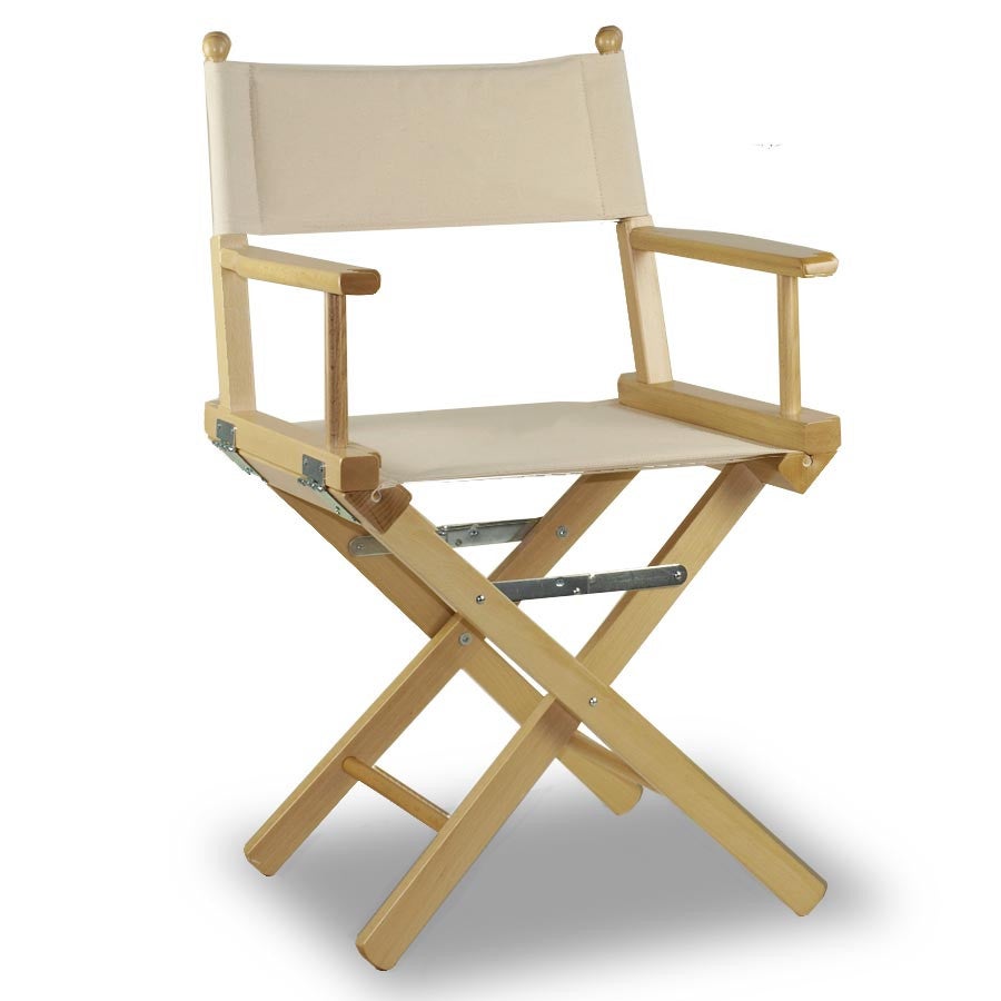 Chaise de sable | Acajou - Jaune siège en bois au design moderne - 7