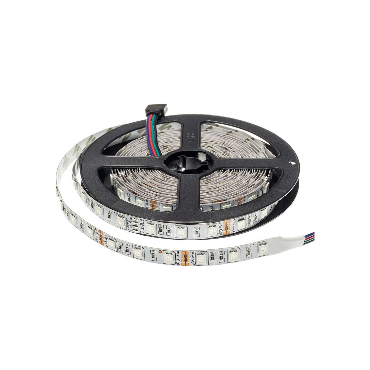 Rollo tira LED 5050 12V 60 LED/m 14,4W/m 1.000 lm/m RGB regulable 5 ...