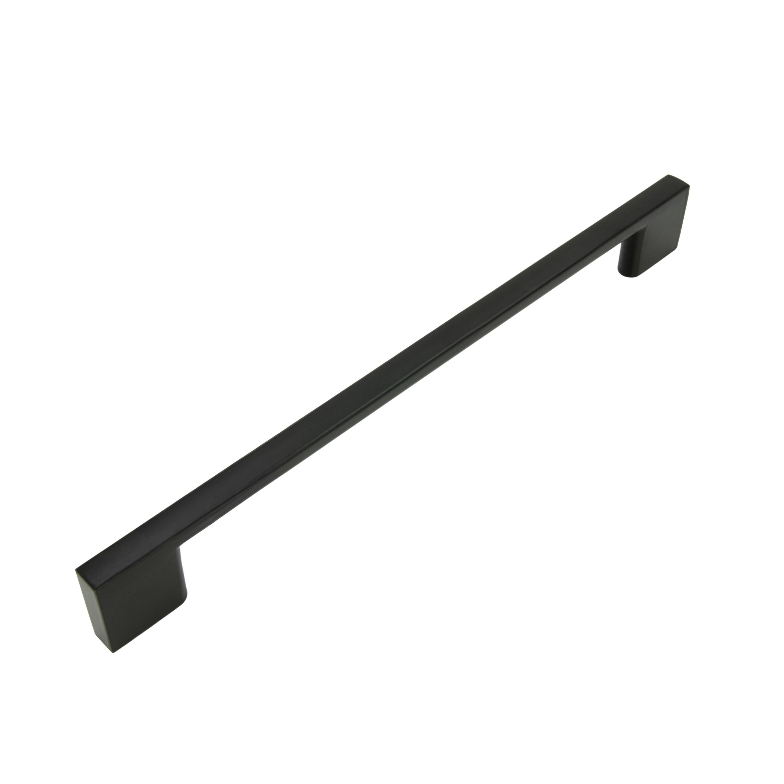 Uchwyt meblowy czarny 192 mm metalowy