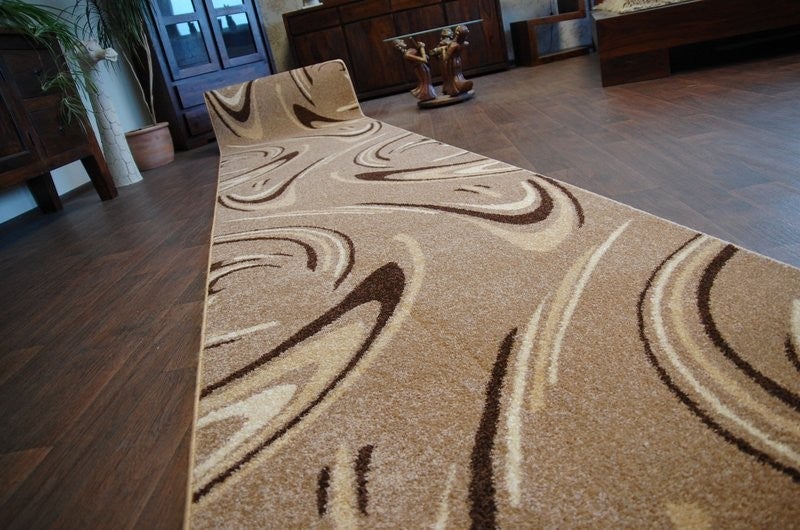 Tapis de couloir KARMEL FRYZ - CAFÉ noix 120 cm 120x630 cm - 2