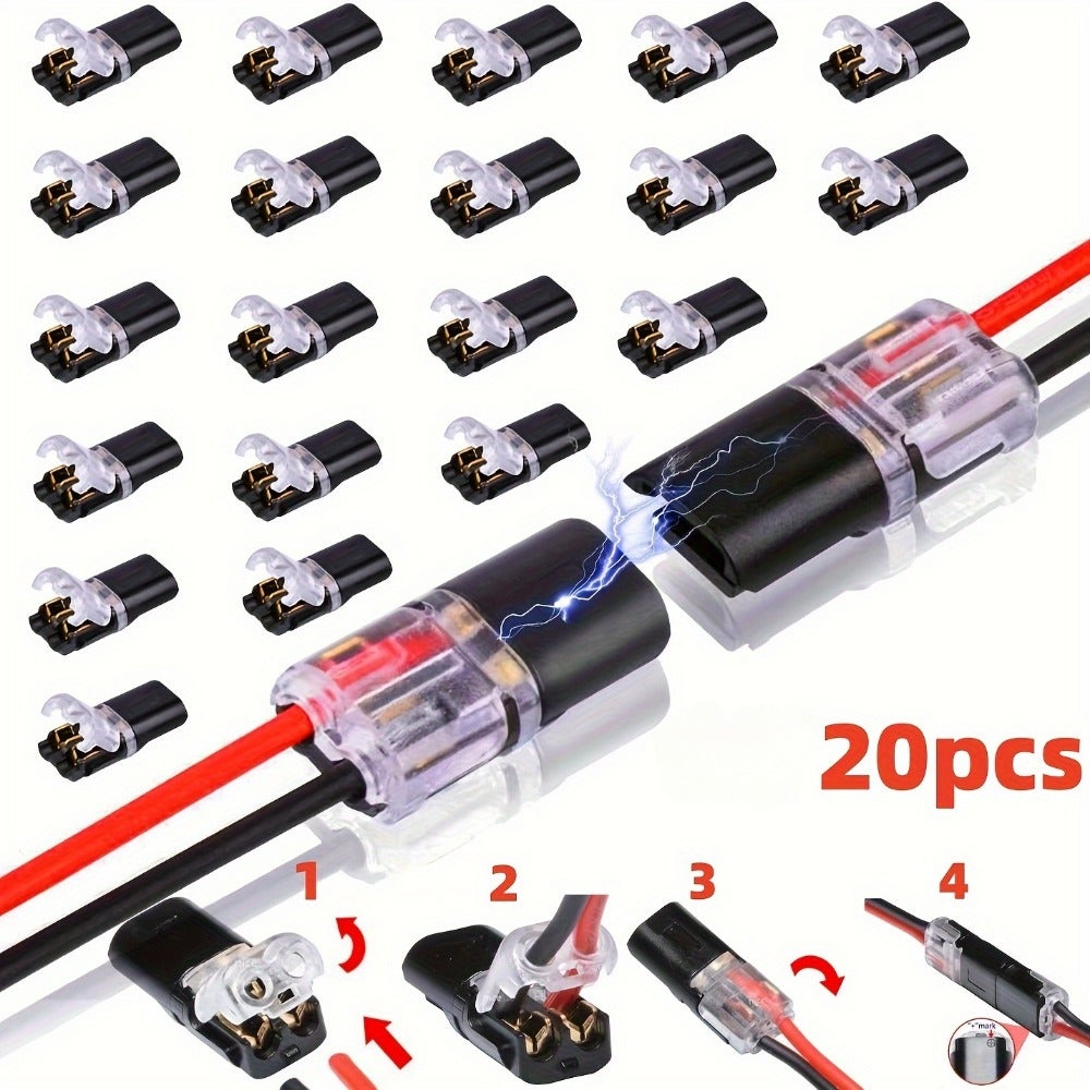 Connecteur D'épissure En Ligne 2 Ports 2-14 AWG – Pour Fil Aluminium Vers Cuivre, Isolé PVC