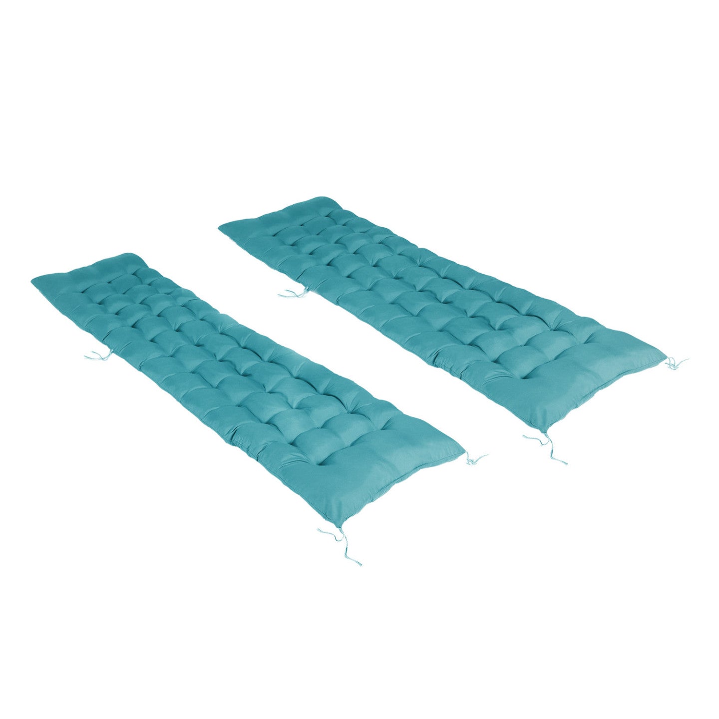 Lot de 2 coussins universels de transat ADAM 180 cm bleu canard - 4