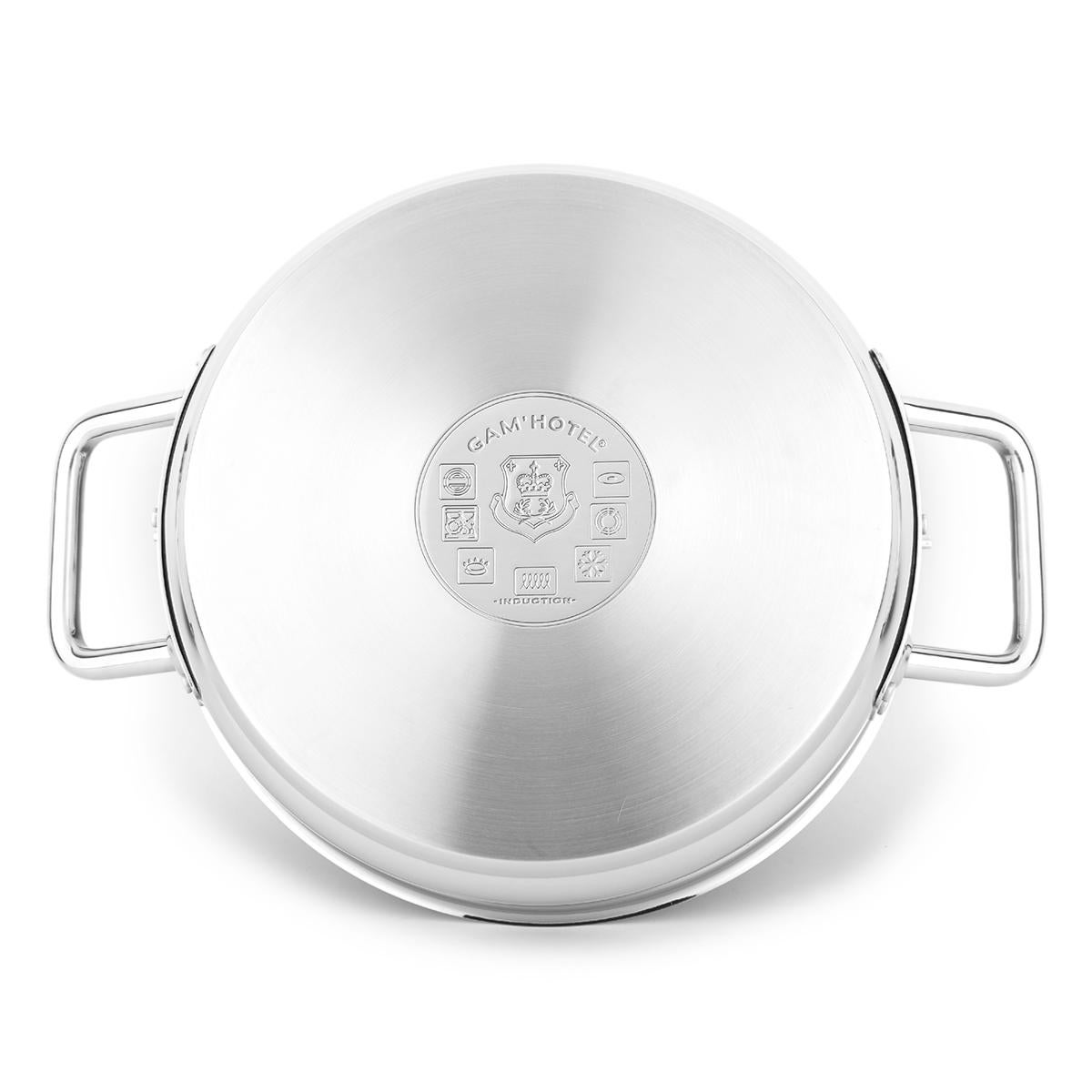 Marmite en inox - 38 - Argenté - Icône | Leroy Merlin