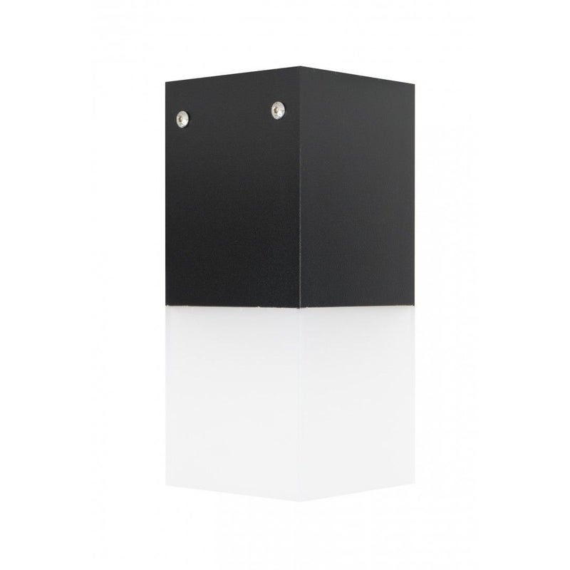 Lampa sufitowa zewnętrzna Cube czarna 1xE27x20W wym: 22 x 10 x 10 cm aluminium SU-MA