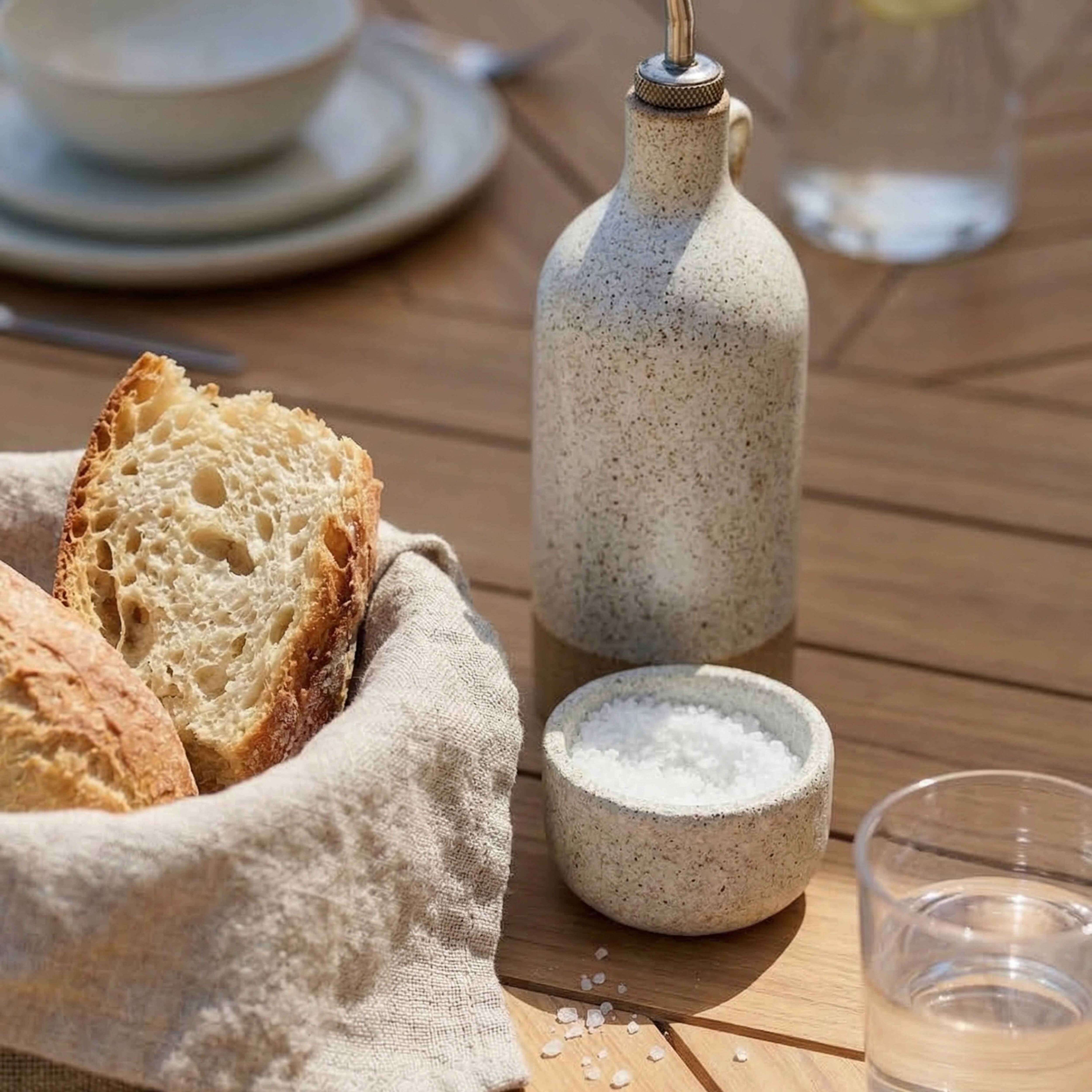 Table de jardin extensible rectangulaire en Bois Marron 12 places - 6