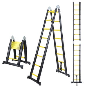Scala telescopica a 9 gradini EXTENDACT9, Scala telescopica 2,6m+2,3 m