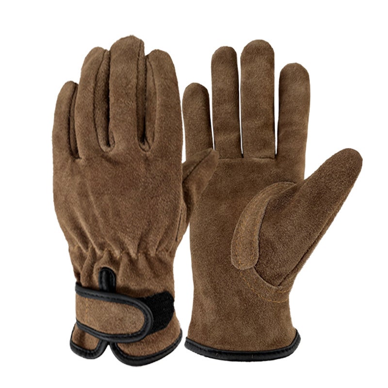 Cofan Guanti In Pelle Bovina Gialla Con Interno In Pile – Taglia 9, Modello BLISTER GUANTES VACUNO, Sicurezza E Caldo - 2