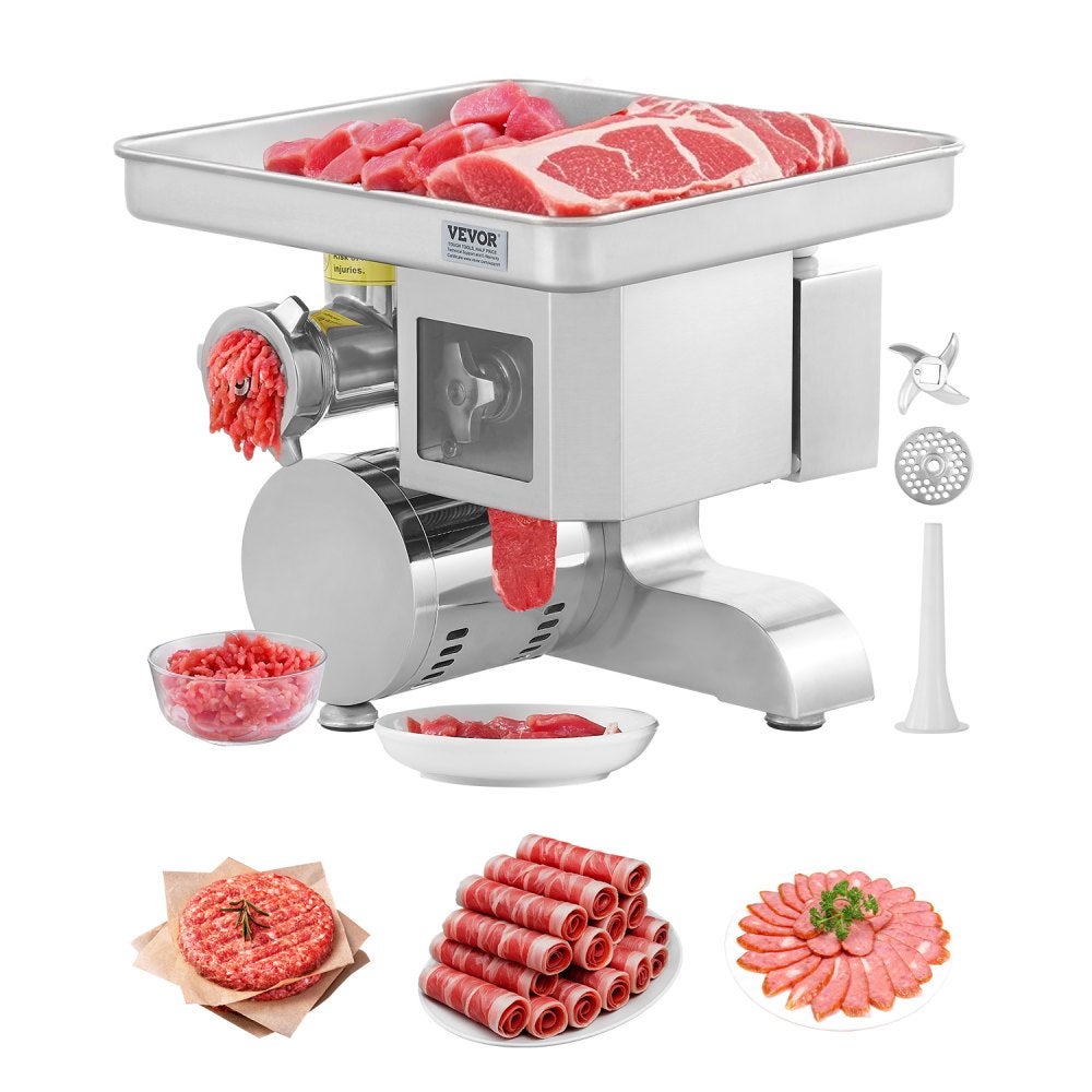 Essenza Picadora Eléctrica De Multifunción 3 En 1, Motor De 700 W, Acero Inoxidable, 5 Kg/Min, Para S Y Verduras En La Cocina Carne Acero Inoxidable, Leroy Merlin