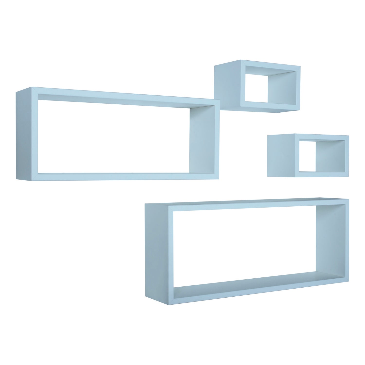 Étagères à mur rectangulaires Lot de 3 pc Chêne impérial mod. Trittico