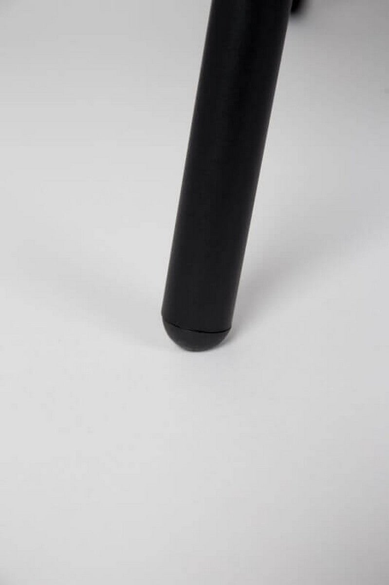 ALABAMA - Fauteuil lounge aspect cuir vintage gris très foncé - 8