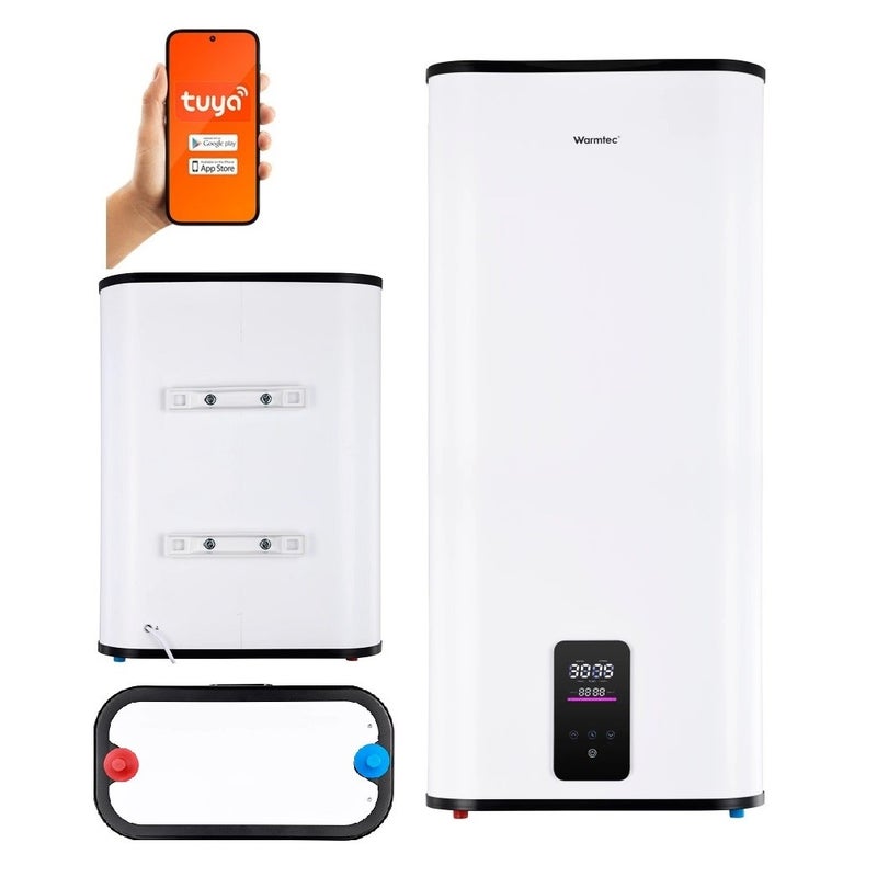 Bojler elektryczny 100l pojemnościowy Wi-Fi pionowy wyświetlacz Warmtec BP100