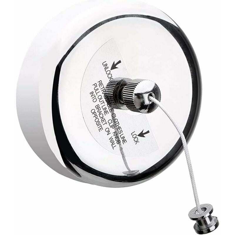 Wysuwana suszarka do ubrań ze stali nierdzewnej, 2,8 m, do użytku wewnątrz pomieszczeń. Idealna do hoteli, łazienek i balkonów.