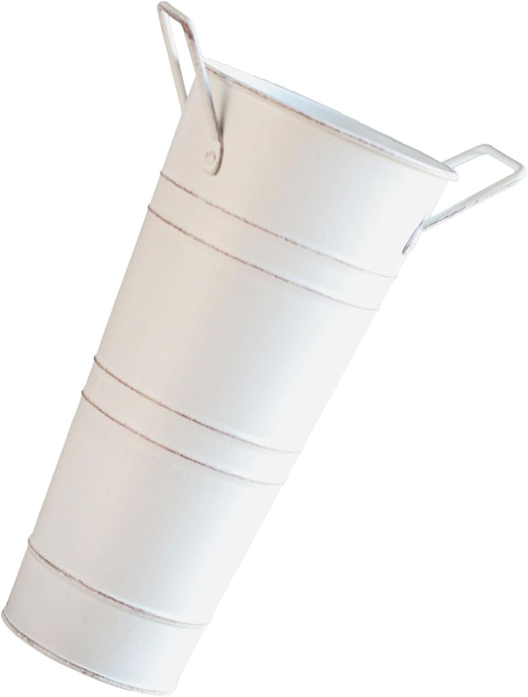 Porte-parapluie rétro en métal avec seau intégré, vase décoratif, support pour pot de fleurs, idéal pour la maison, le salon, vase décoratif - 4