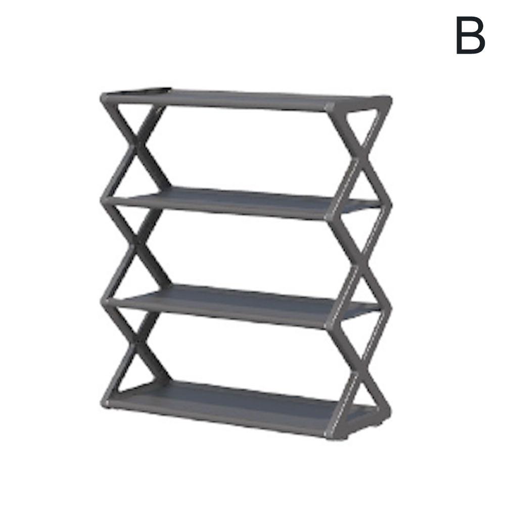 Półka na buty 4-poziomowa DIY, smukła, mała, wolnostojąca, do przechowywania butów, T
