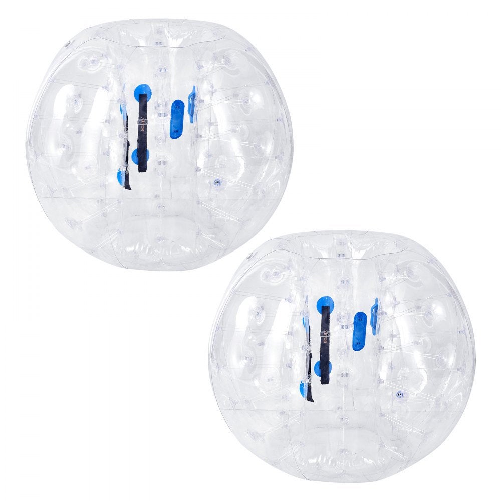 Balles gonflables pour adultes, 2 unités avec poignées bleues et ...