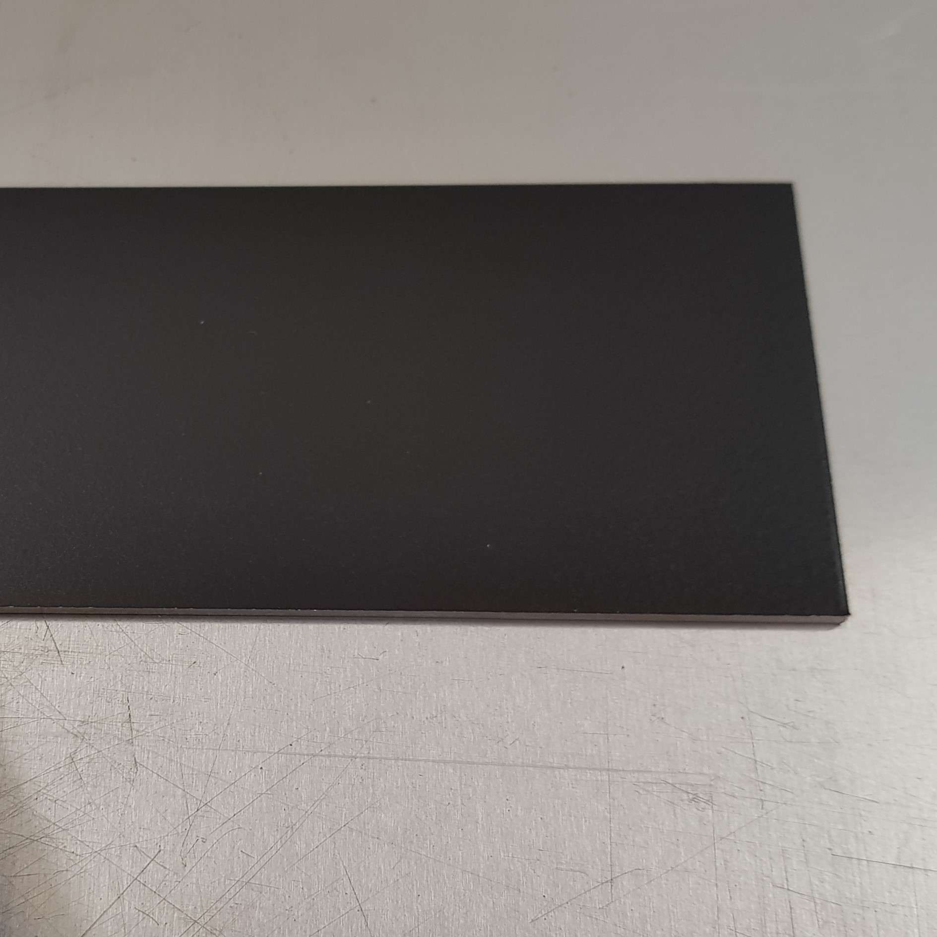 Fond De Hotte/crédence En Aluminium Noir - Hauteur 75 Cm, Longueur 110 Cm, épaisseur 1.5 Mm, Satiné - 11