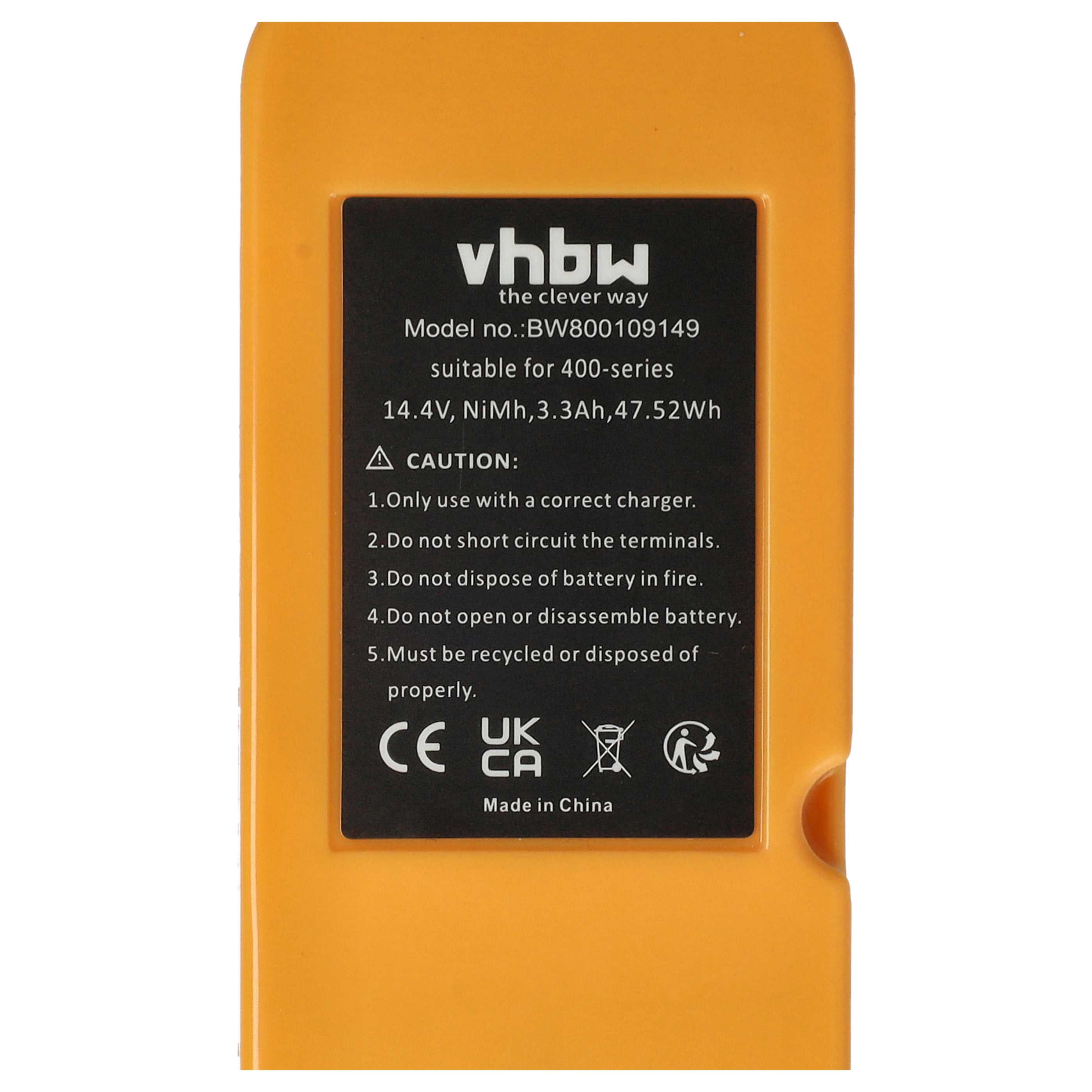vhbw Batterie compatible avec iRobot Create, Dirt Dog aspirateur (3300mAh, 14,4V, NiMH) - 5