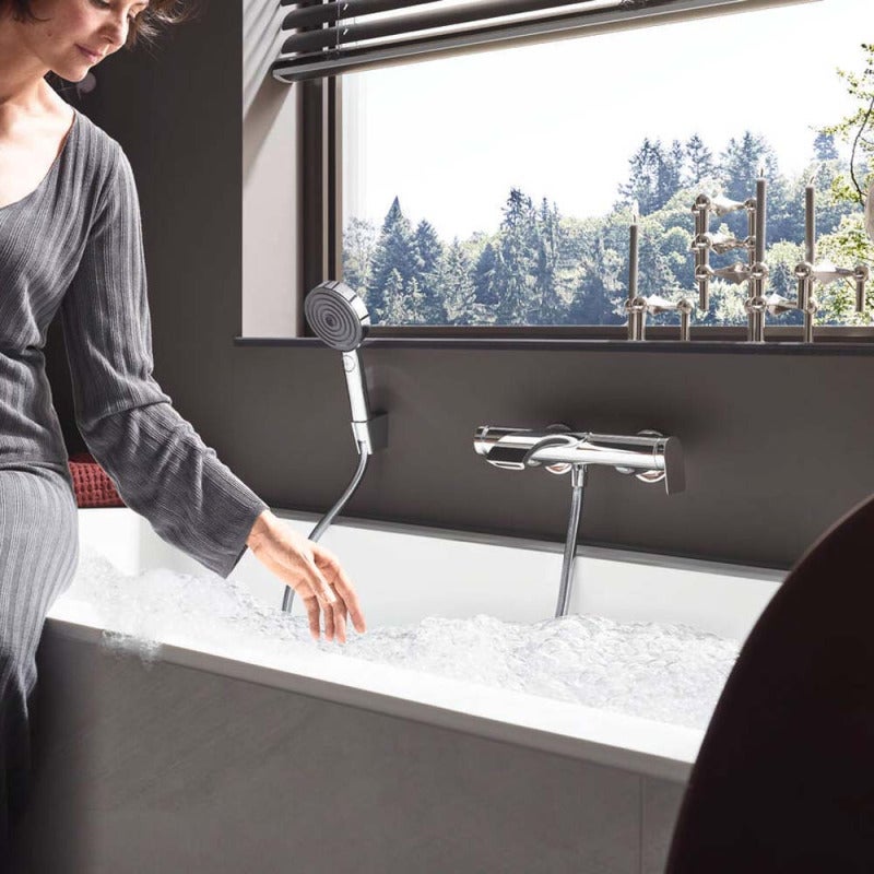Vivenis Mitigeur bain/douche, bec cascade, chrome (75420000) - 2