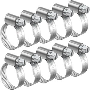 Lot De 20 Pinces En P 16 Mm En Acier Inoxydable Avec Inserts Caoutchouc - Colliers De Serrage Pour Câbles, Tuyaux