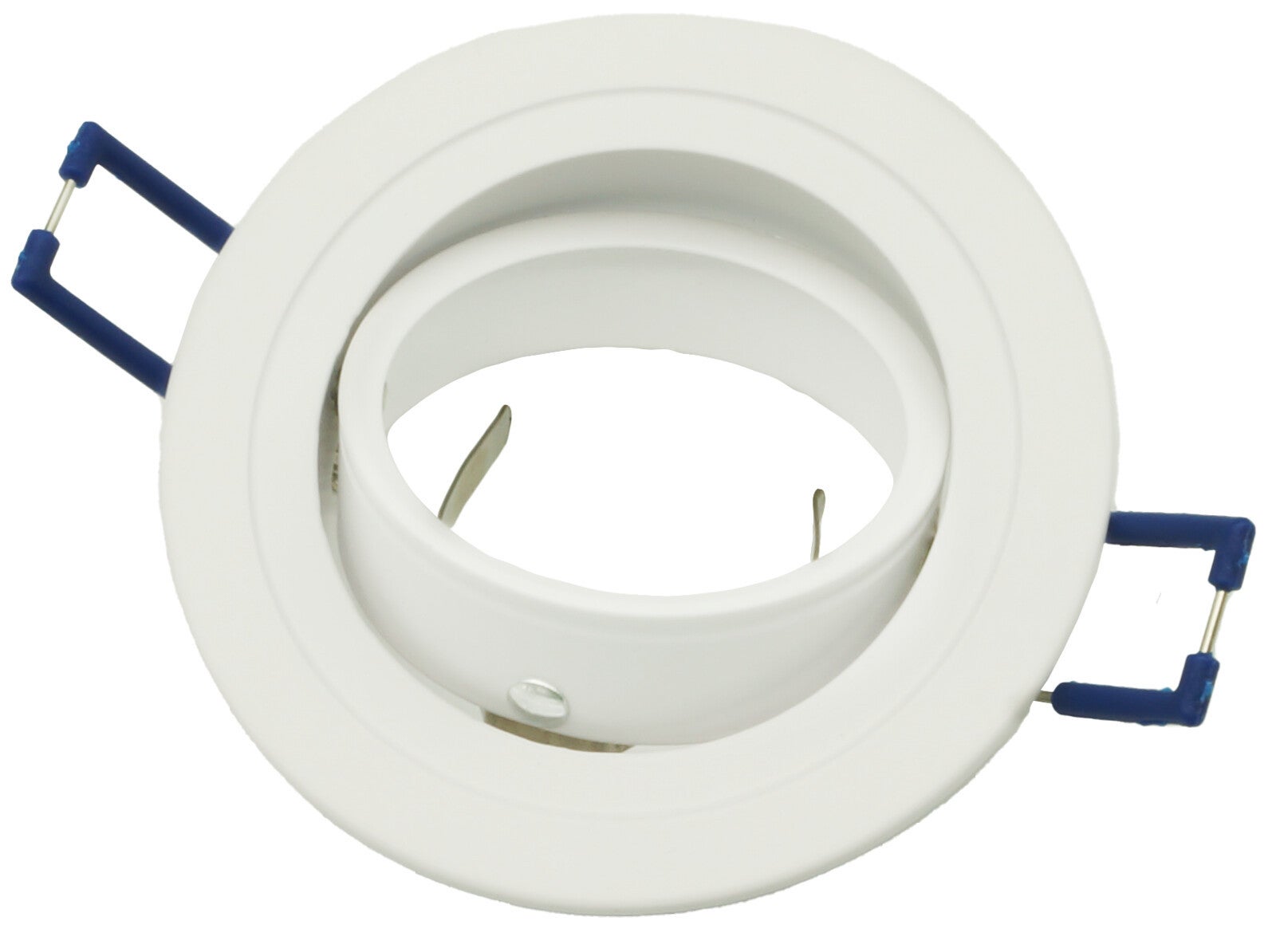 Oprawa sufitowa wpuszczana oczko biały matowy 1xGU10x10W okrągła ruchoma IP20 wym: 2,5 x 8,5 x 8,5 cm aluminium IdeaLED