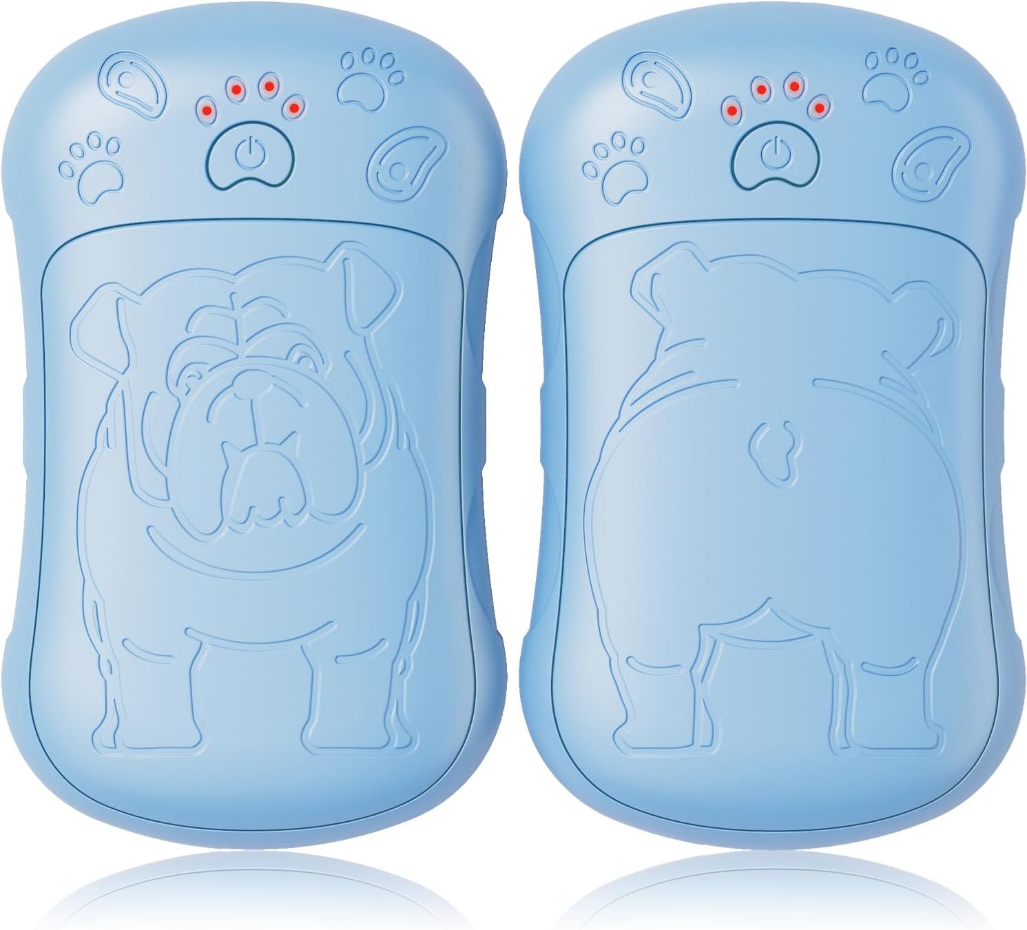 Ogrzewacze do rąk ładowalne, zestaw 2 sztuk, silne pole magnetyczne, port USB, idealne na kemping, do gry w golfa, na polowanie i w podróż, kolor nie