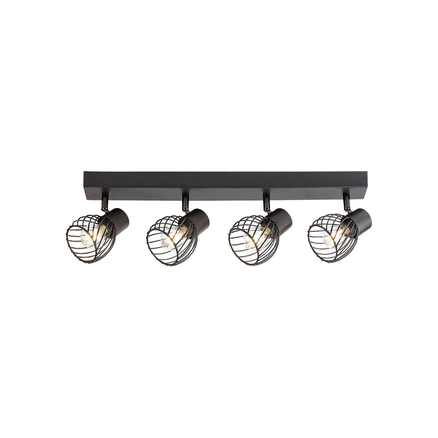 Reflektor sufitowy Aberama czarna 4 x E14 x 15W wym:15x54,5x8,5cm Rabalux
