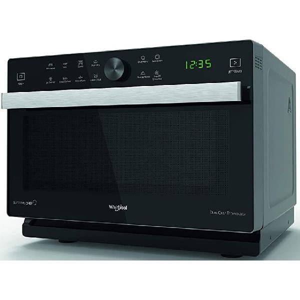 Whirlpool Supreme Chef Mwp 337 Sb Microondas De Superficie Plana Con Grill 33 L 900 W Plata Negro , Leroy Merlin