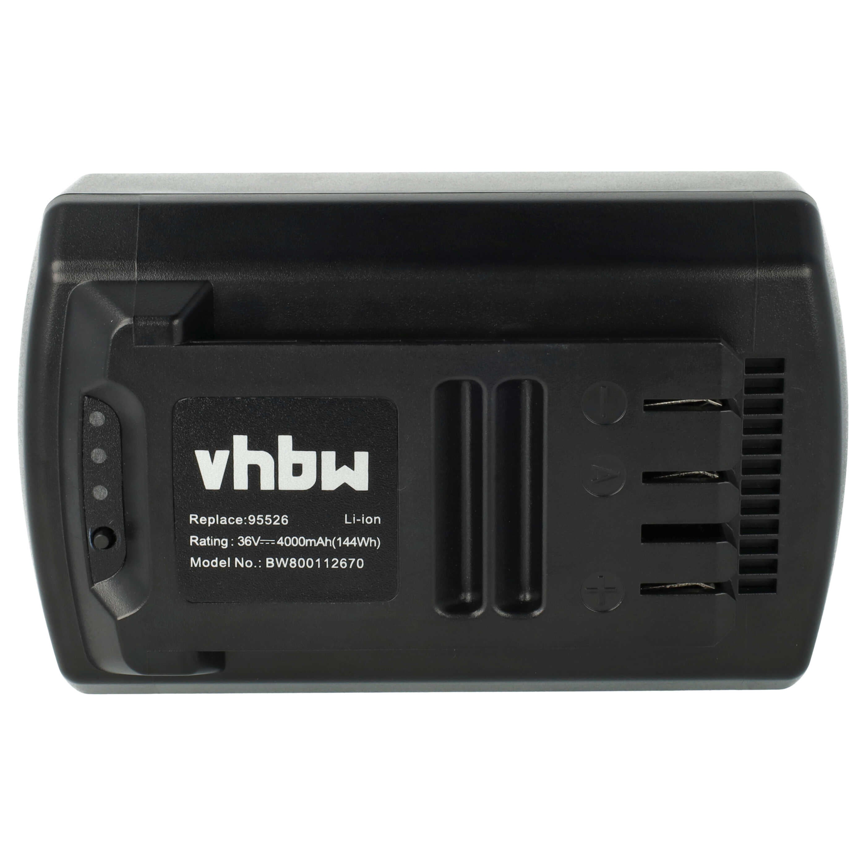 vhbw Batterie compatible avec Güde tondeuse à gazon 430/36 Li-Ion (95655) outil électrique (4000 mAh, Li-ion, 36 V) - 2