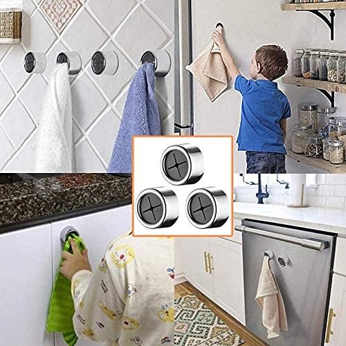 Xinlie Lot De 4 Porte-Serviettes Pinces Autoadhésives - Porte-Torchons Cuisine Et Salle De Bain Sans Percage