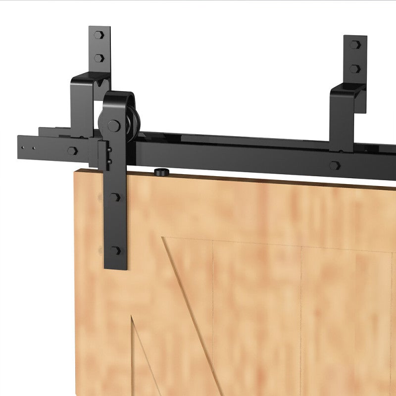 Équerre de fixation noire type Barn Door pour 2 portes parallèles pour SU5371 et SU5372 - 3