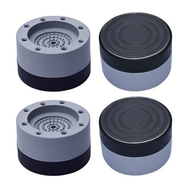 12 Pièces Tapis Anti Vibration Et Anti Bruit Pour Machine à Laver, Climatiseur Et Meubles