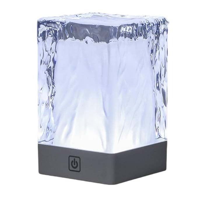 Lampa stołowa nowa, wielofunkcyjna lampa stołowa do salonu, nastrojowe światło, dotykowa lampa stołowa, lampka nocna, lampa stołowa (biała)
