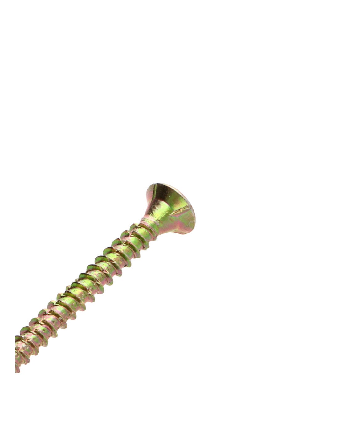 Vis bois TEKOR Tête fraisée Pozi N°2 5X60 Filetage total Pointe antifendage type 17 Bichromaté-200 pièces - 3