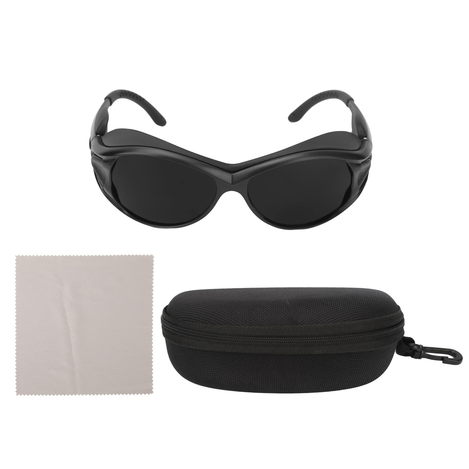 Lunettes de protection oculaire contre LED rouge, infrarouge et UV. Equipées de cloisons en caoutchouc, adaptées au bronzage et aux travaux laser. - 8