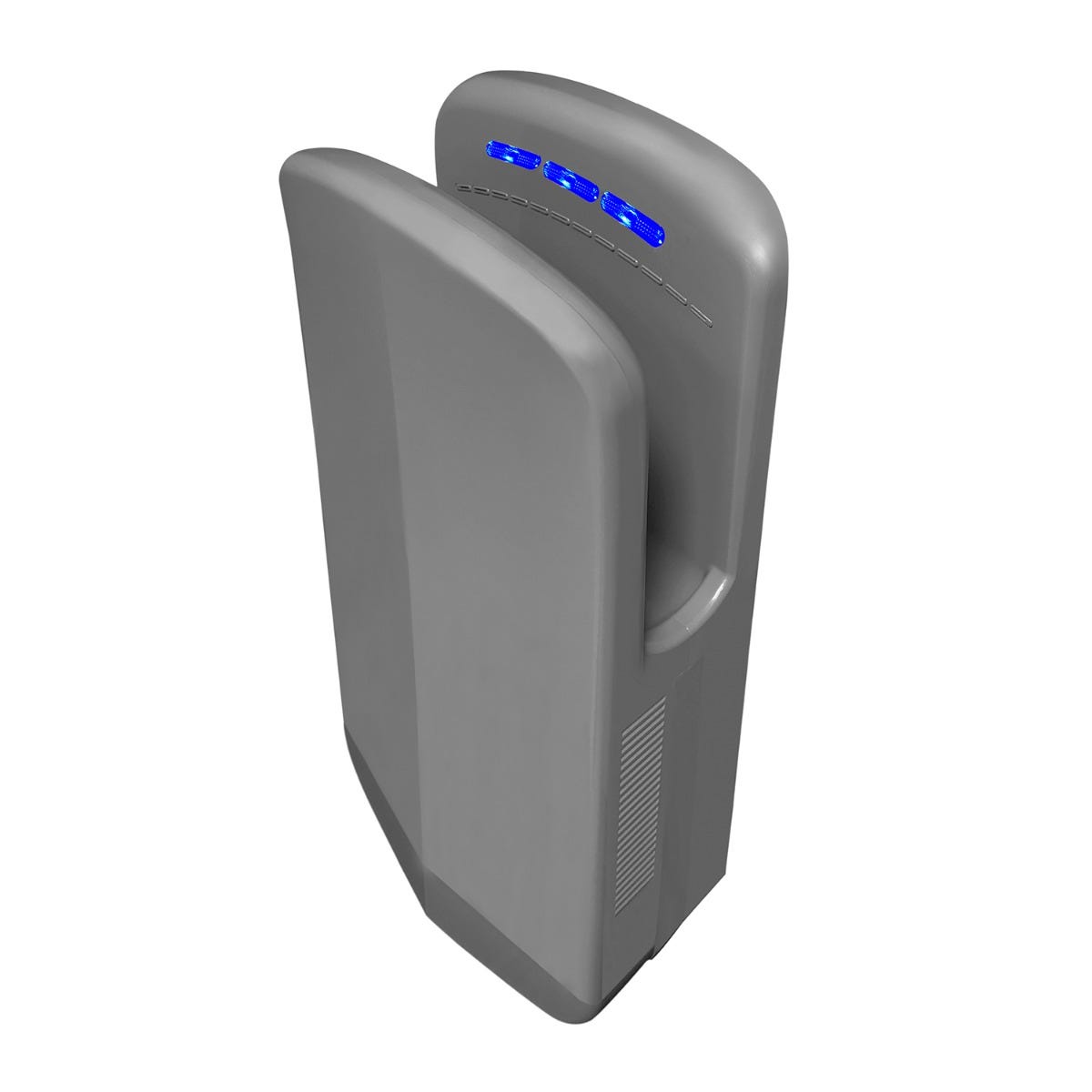 Sèche-mains électrique pour salles de bains publiques en gris abs | Diablo