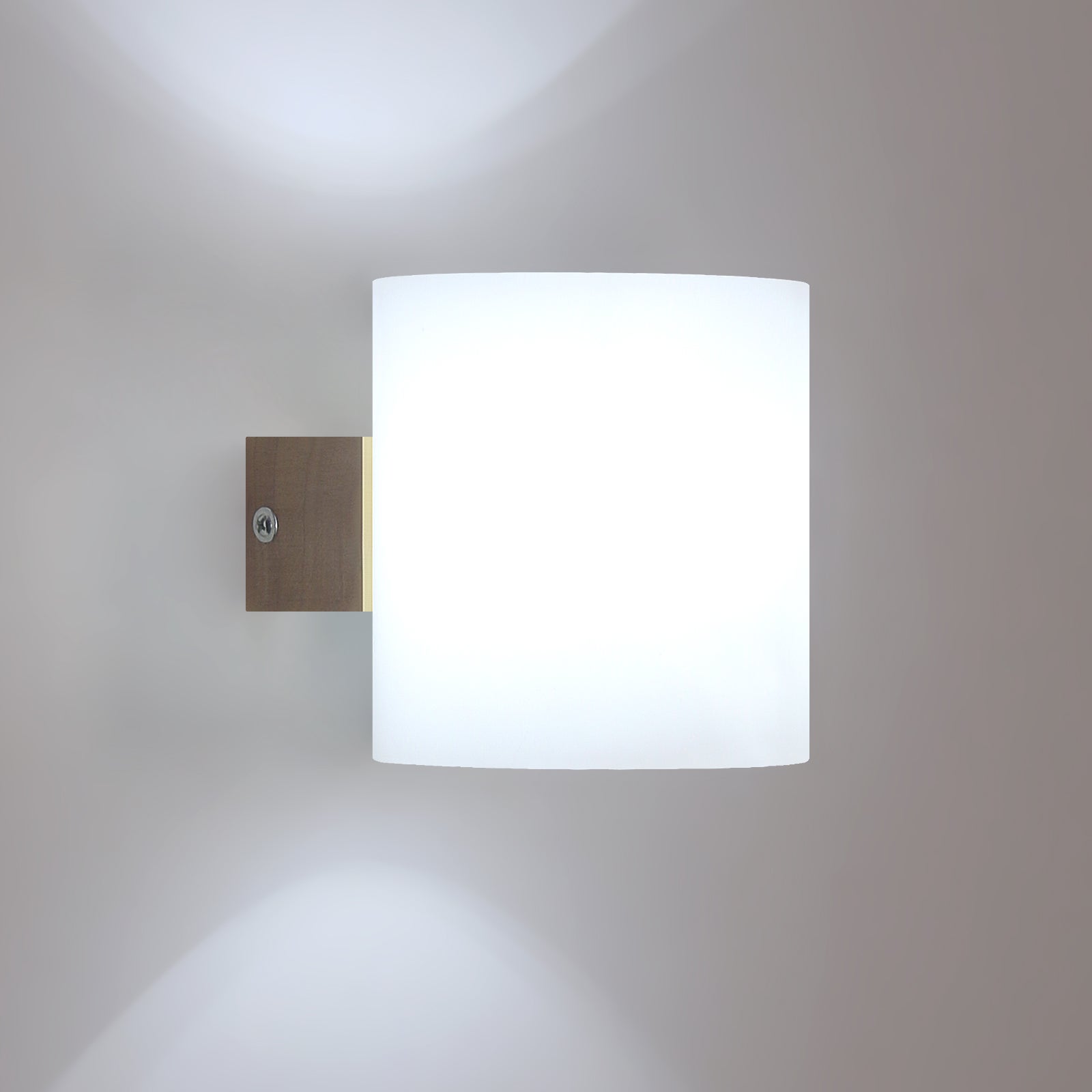 Aplique de pared para interior,lámpara de pared vintage de madera E27,pantalla de vidrio,ideal para dormitorio,sala de estar,escalera de madera - 9