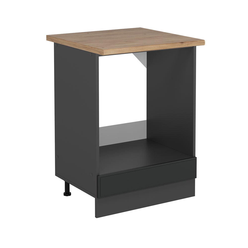 Vicco Szafka kuchenna R-Line, Antracytowy domek wiejski, 60 cm , BP Dąb