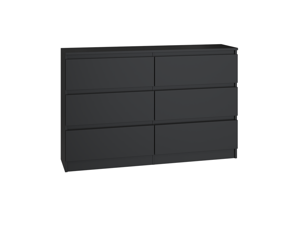 Komoda Topeshop M6 120 BLACK